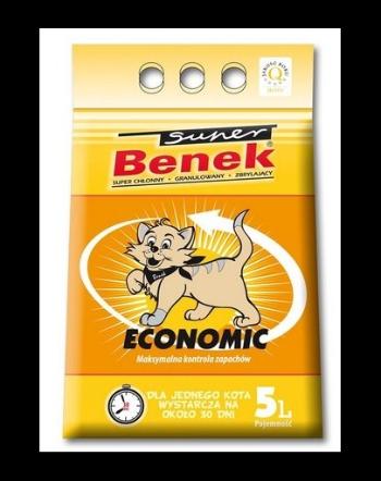 Benek Super Economic nisip pentru litiera 5 L