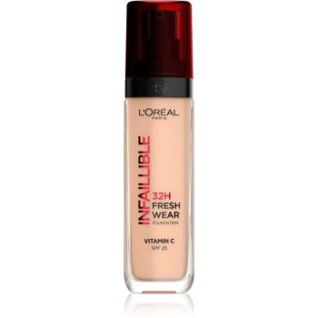 L’Oréal Paris Infaillible 32H Fresh Wear fard lichid de lunga durata culoare 145 Rose Beige 30 ml