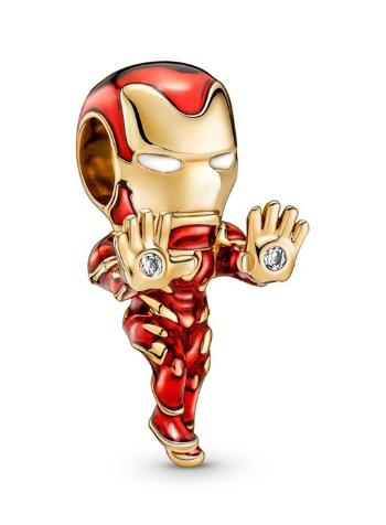 Pandora Pandantiv unic placat cu aur Iron Man Marvel Shine 760268C01