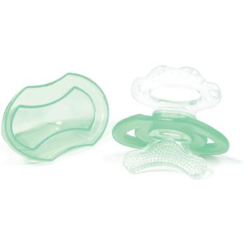 BabyOno Teether jucărie pentru dentiție 3m+ Green 1 buc