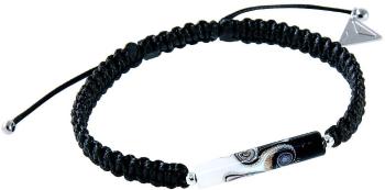 Lampglas Brățară de cuplu Shamballa Black and White cu o perlă unică Lampglas BSHX11