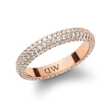Daniel Wellington Inel strălucitor din bronz, cu cristale captivante Pavé DW0040062 52 mm