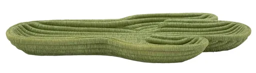 Vas decorativ Cactus, Mauro Ferretti, 34x3x20 cm, polirasina, verde