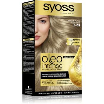 Syoss Oleo Intense Culoare permanenta pentru par cu ulei culoare 8-05 Beige Blond 2x50 ml