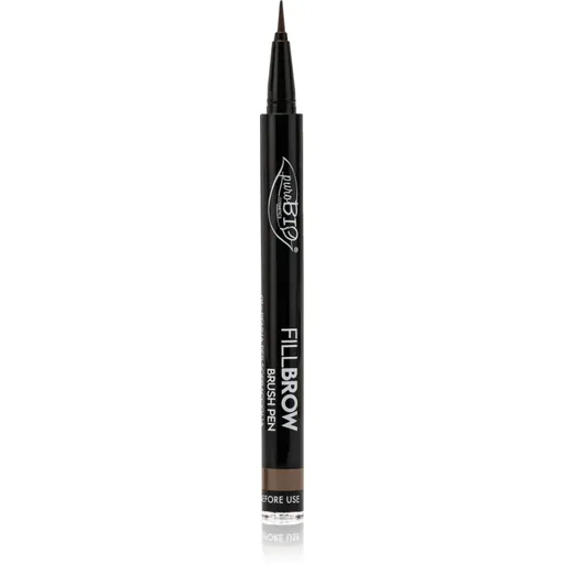 puroBIO Cosmetics Fillbrow creion pentru sprancene culoare 02 Soft Brown 0.7 ml