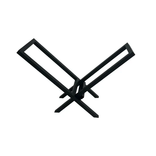 Suport pentru lemne de foc 57 x 25,5 x 40 cm,negru