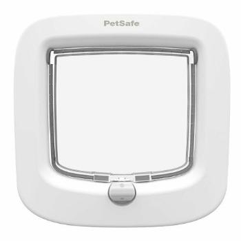 PetSafe® Ușă manuală pentru câini și pisici DeLuxe alb