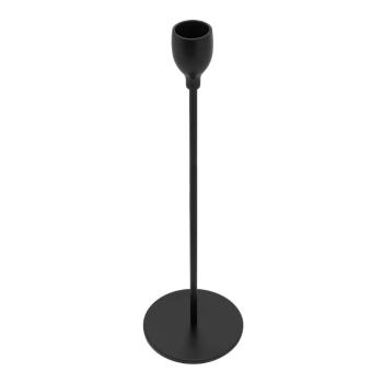 Altom Suport de lumânări din metal negru, 23 cm