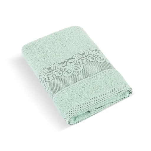 Prosop frotir Bellatex colecția Orchidea verde deschis, 50 x 100 cm, verde deschis, 50 x 100 cm