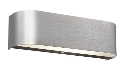 Aplica de perete Adriano, TRIO, 30x6 cm, 3.1W, 2x SMD, aluminiu, argintiu lucios