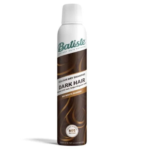 Batiste Sampon uscat pentru parul inchis la culoare (Dry Shampoo Plus Divine Dark) 200 ml