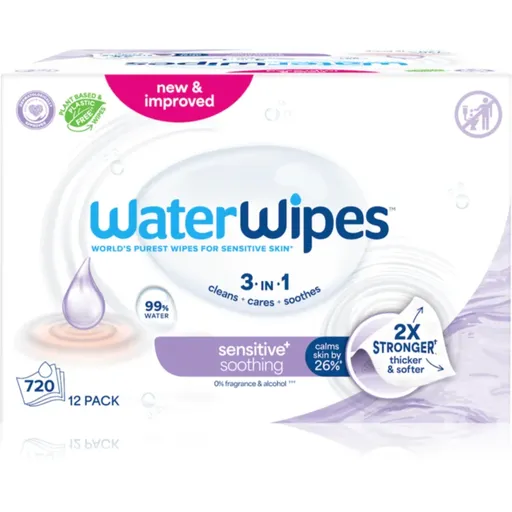 WaterWipes Soothing Clean servetele delicate pentru copii 12x60 buc