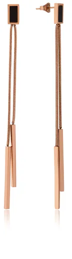 Troli Cercei deosebiți de bronz ,lungi