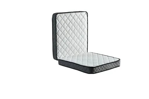 Pat pliabil, Hanah Home, Otel Katlanır Yatağı, 90x200 cm, Alb/Negru