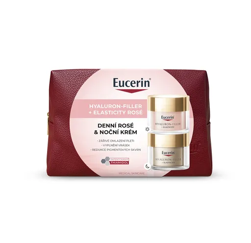 Eucerin Set cadou Hyaluron-Filler+Elasticity Rosé