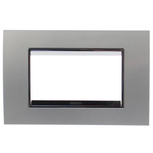 Rama ornament 4 module Gewiss Chorus Lux GW16204VT, titan