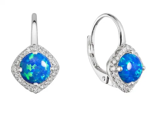 Evolution Group - Pavona Cercei fermecători cu opale sintetice 11463.3 blue