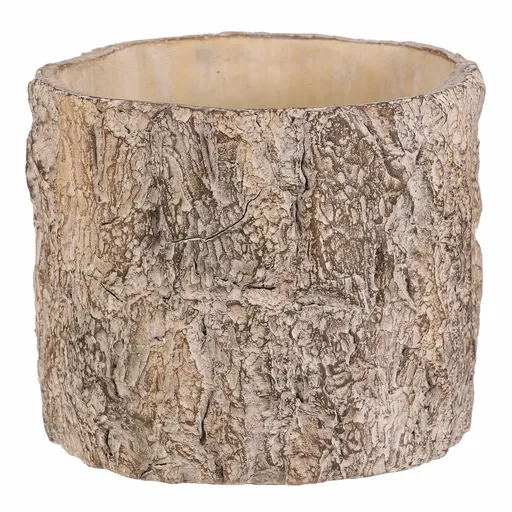 Cutie pentru flori imitație de scoarță de copac,21 x 21 x 17 cm, beton, 21 cm