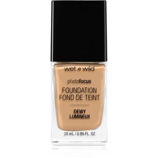 Wet n Wild PhotoFocus machiaj ușor de hidratare pentru o piele mai luminoasa culoare Golden Beige 28 ml
