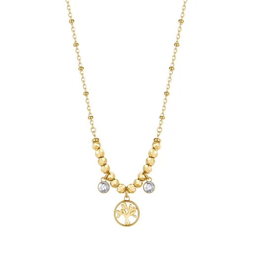 Brosway Colier modern din oțel Arborele vieții Chakra BHKN168