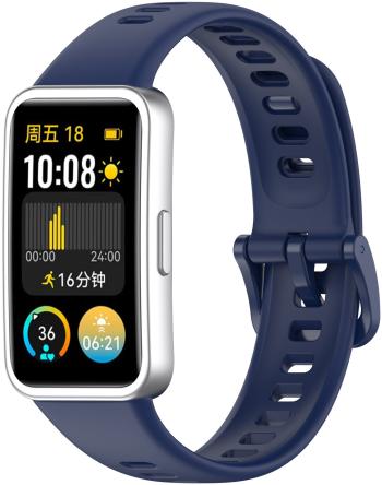 4wrist Curea din silicon pentru Huawei Watch Band 10, 9, 8 - Dark Blue