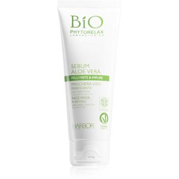 Phytorelax Laboratories Bio Sebum Aloe Vera tisztító arcmaszk Aloe Vera tartalommal 75 ml