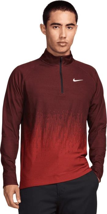 Nike Dri-Fit ADV Half-Zip Dragon Red/Burgundy Crush/White XL Pulóver