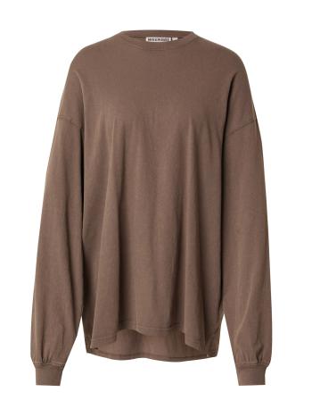 WEEKDAY Oversize póló 'Lindy'  csokoládé