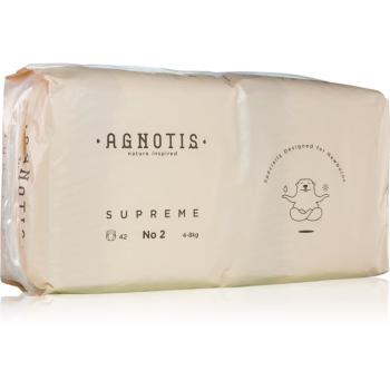 Agnotis Baby Diapers Supreme No 2 scutece de unică folosință 4-8 kg 42 buc