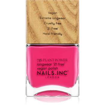 Nails Inc. Vegan Nail Polish lac de unghii cu rezistenta indelungata culoare and breathe 14 ml