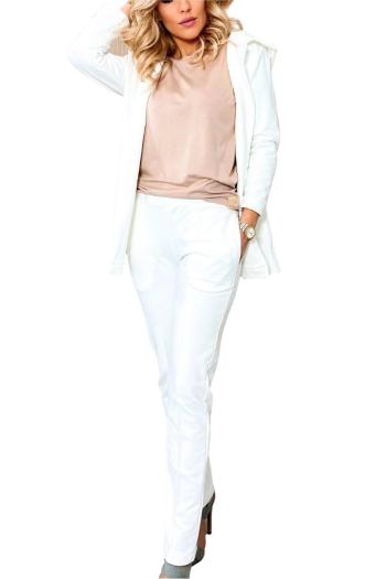 Pantaloni Cigarette white