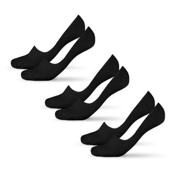 Bontis Sada 3 ks: Ponožky INVISO - Čierna | 39-42