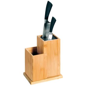 Kesper 58025 Bloc pentru cuțite cu tavă , 24 x18,5 x 12,7 cm