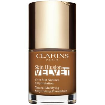 Clarins Skin Illusion Velvet machiaj lichid cu un finisaj mat cu efect de nutritiv culoare 118.5N 30 ml