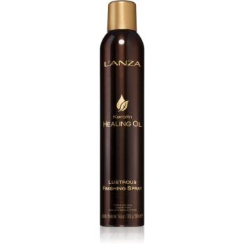 L'anza Keratin Healing Oil Lustrous Finishing Spray fixativ cu fixare puternică 350 ml