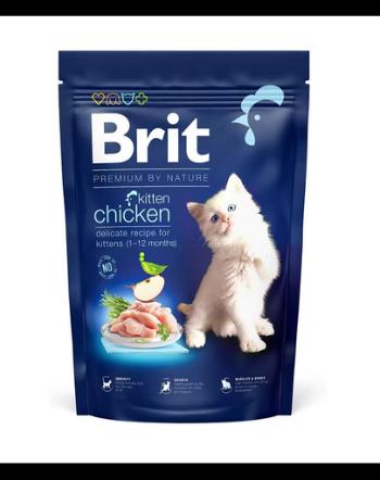 BRIT Cat Premium by Nature Kitten chicken Hrana uscata pentru pisoi sau pisici gestante, cu pui 300 g