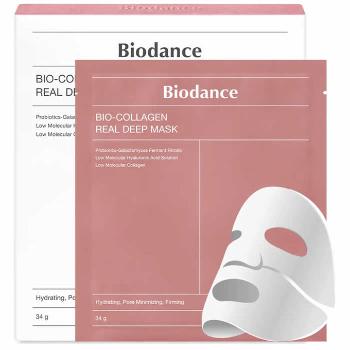 Biodance Mască de față cu colagen Bio-Collagen (Real Deep Mask) 4 buc