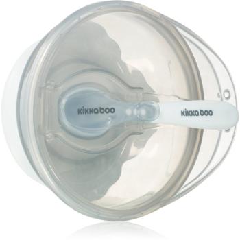 Kikkaboo Suction Bowl with Spoon bol cu linguriță cu capac 4 m+ Blue 1 buc