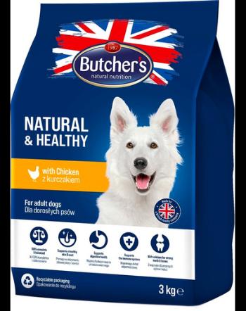 Butcher's Natural&amp;Healthy hrana uscata pentru caini, cu pui 3 kg