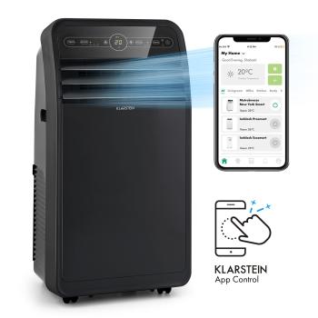 Klarstein Metrobreeze New York Smart 12k, aer condiționat portabil, 12000 BTU / 3,5 kW, clasa energetică A, telecomandă