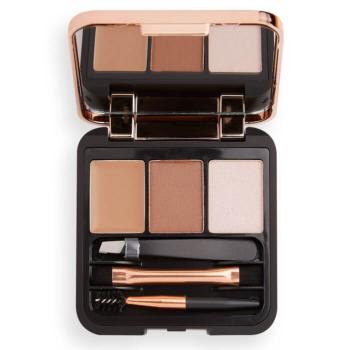Revolution Set pentru aranjarea sprâncenelor Brow Sculpt Kit 2,2 g Dark