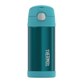 Thermos Termos pentru copii cu pai. - turcoaz