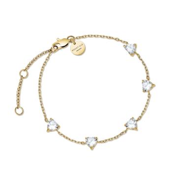 Rosefield Brățară placată cu aur decorată cu cristale JBRHG-J1013