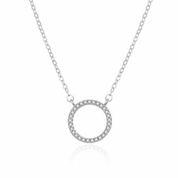 Agato Colier modern din argint Cerc AGT-N044W
