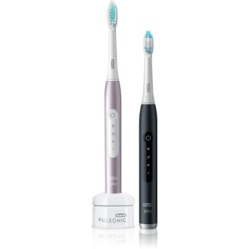 Oral B Pulsonic Slim Luxe 4900 Sonic Electric periuță de dinți, 2 setari Rose Gold/Matte Black 1 buc