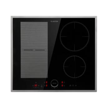 Klarstein Delicatessa 60 Hybrid Prime, plită cu inducție, 4 zone, 7000 W, negru