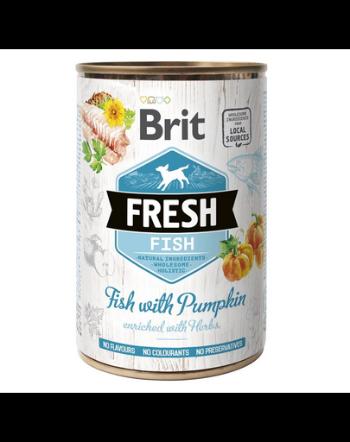 BRIT FRESH Fish &amp; Pumpkin 400 g peste si dovleac hrana caine