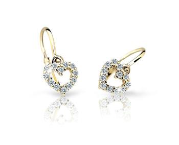 Cutie Jewellery Cercei pentru copii din aur galben C2157-10-X-1 alb