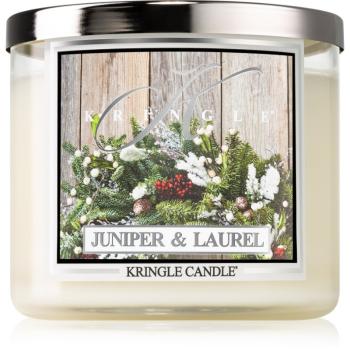 Kringle Candle Juniper & Laurel lumânare parfumată 411 g