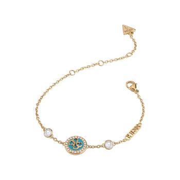 Guess Brățară minunată placată cu aur Dreaming Guess JUBB03120JWYGWH S: 14,5 - 18,5 cm